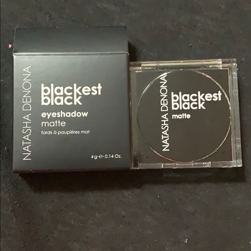 Natasha Denona blackest black eyeshadow